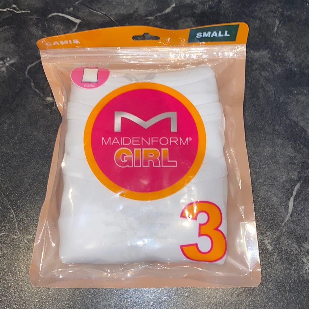 Maiden Form 3 Pk. Girls Camis
